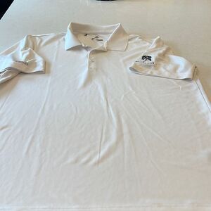 Adidas mens large golf shirt couple small snags barely visible, cool fabric.